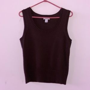 Super Cute Brown Ann Taylor Sweater Vest